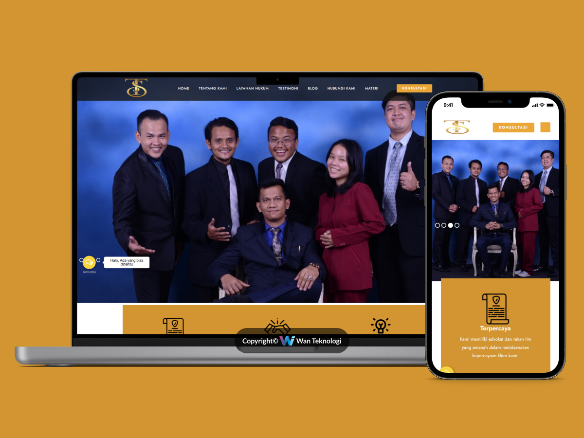 Website Tommy Sinulingga Law Firm